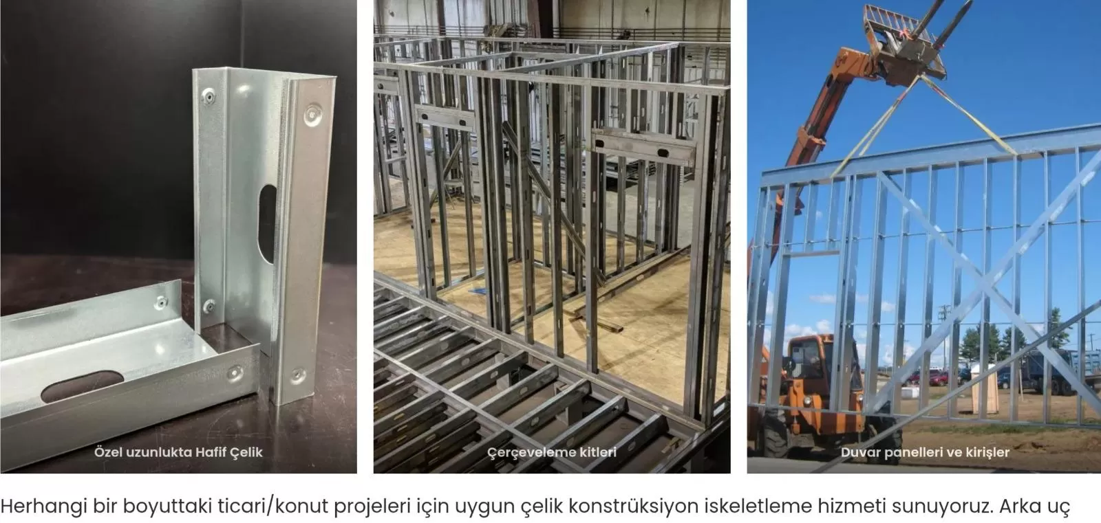 Ada pazarı çelik yapı, çelik yapılar. Prefabrik Çözüm