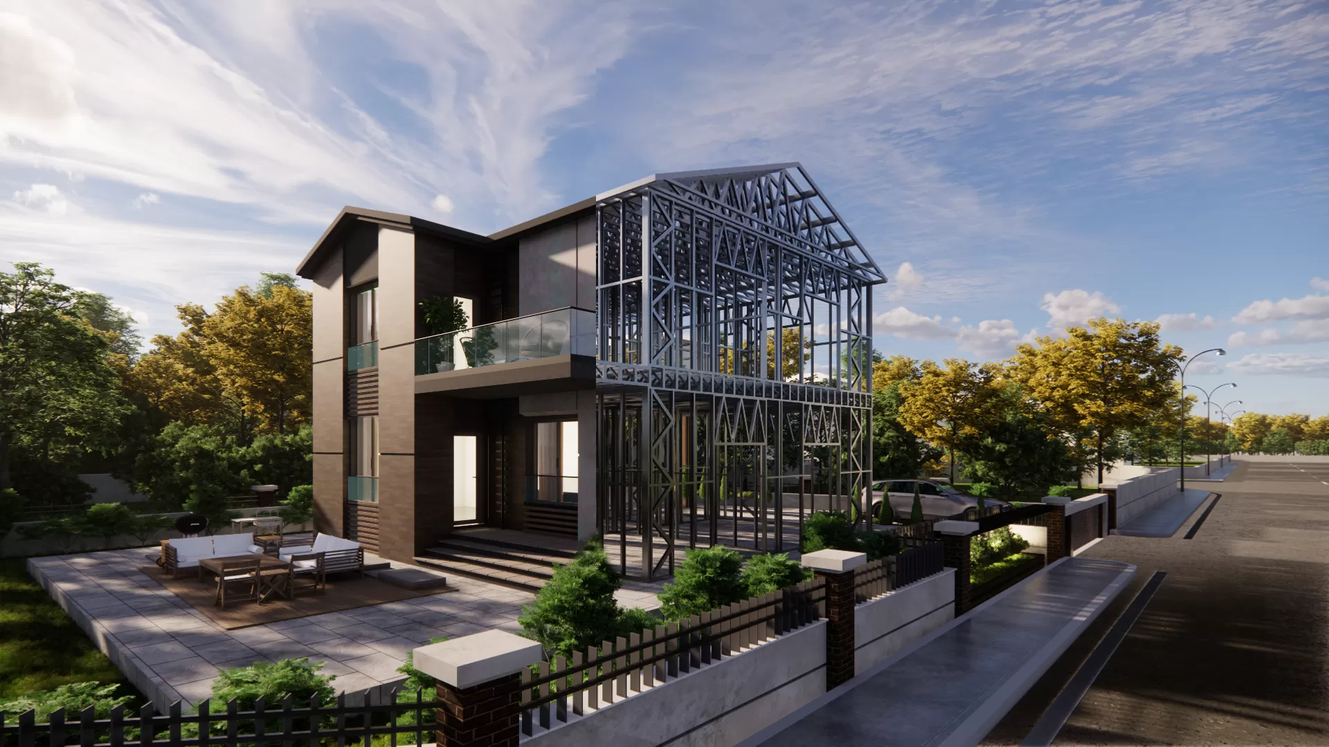 M002 Çelik Yapı Villa (139,3 m² )